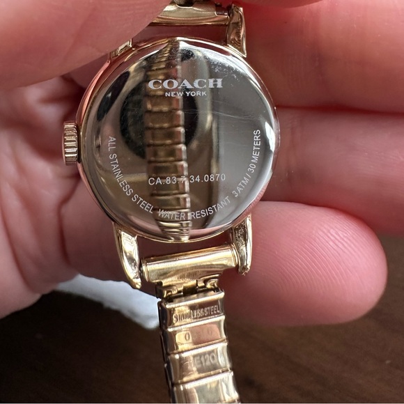 Coach - Gold Stretch Band Watch - Picture 7 of 11